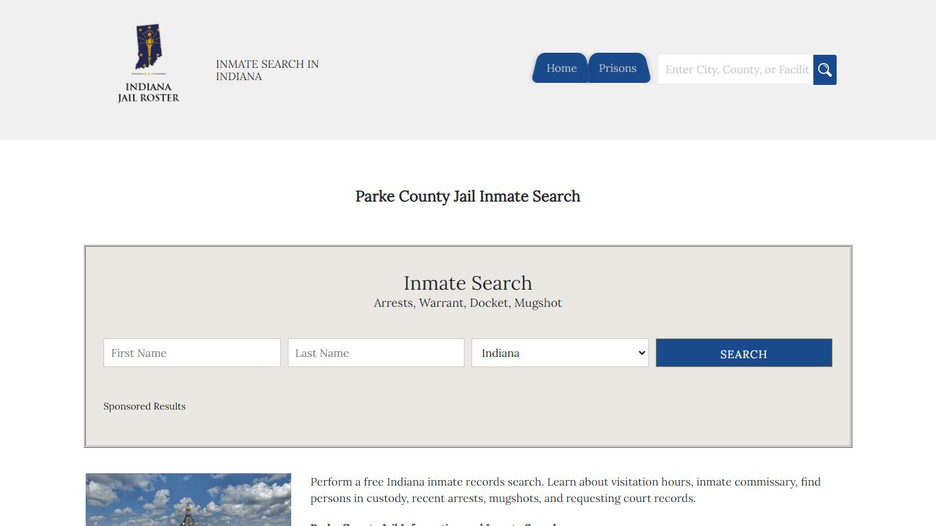 Parke County Jail Inmate Search - Indiana Jail Roster